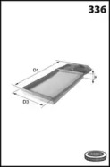 LUCAS FILTERS lfaf154 -  Воздушный фильтр